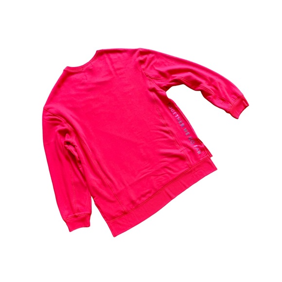 Peloton Red Modern Side Slit Weekender Sweatshirt Large - Picture 5 of 7